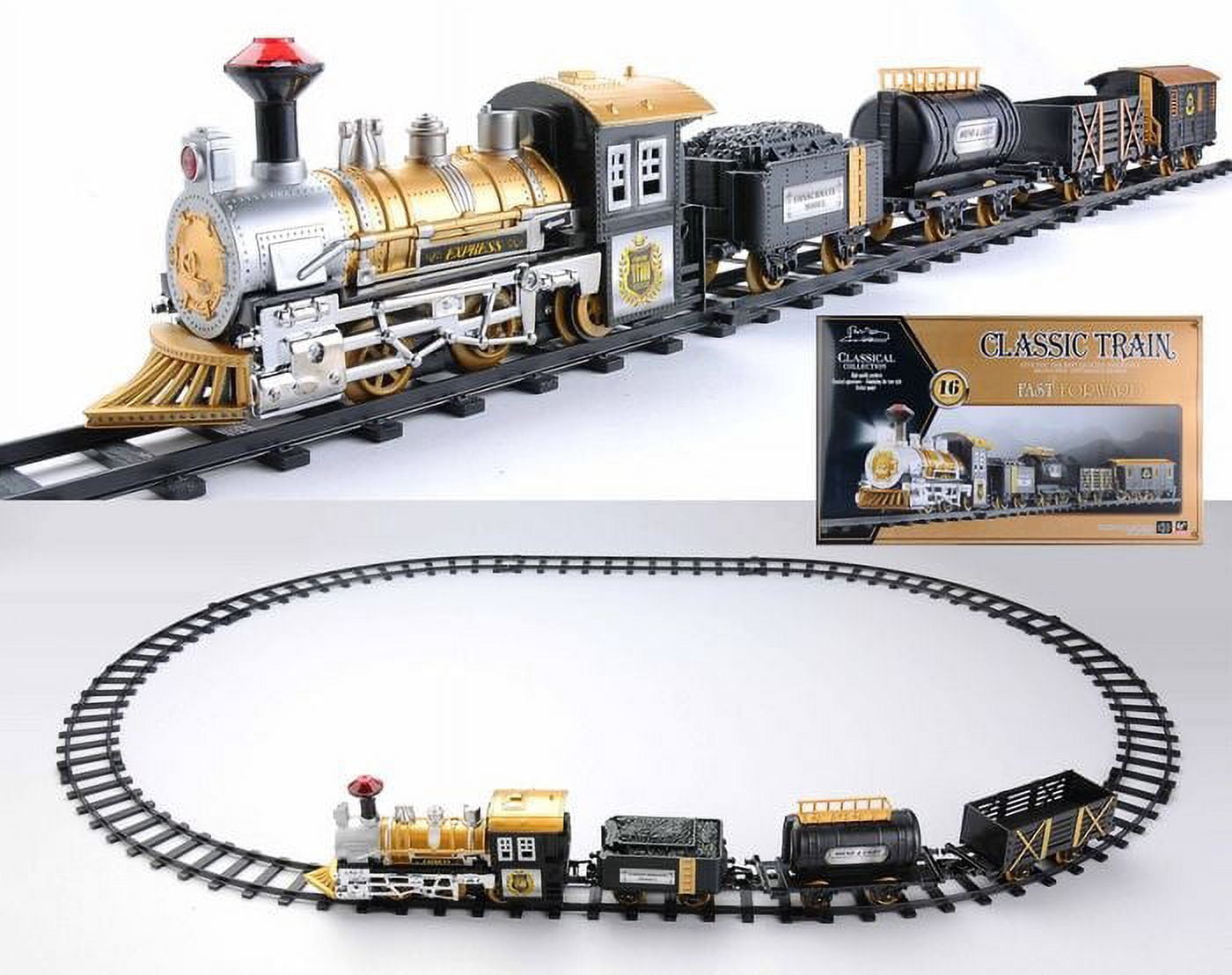 Northlight 16-Piece Fast Forward Battery Operated Lighted & Animated ...