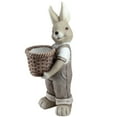 thumbnail image 1 of 17.5" White and Brown Easter Boy Rabbit Outdoor Garden Planter, 1 of 3