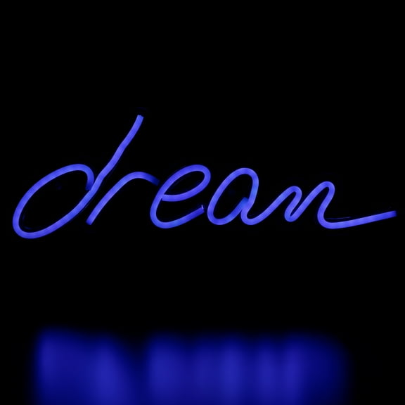 Northlight LED Dream Neon Lighted Wall Sign - 17" - Blue