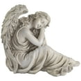 thumbnail image 1 of Northlight 17" Gray Resting Angel Outdoor Garden Statue, 1 of 6