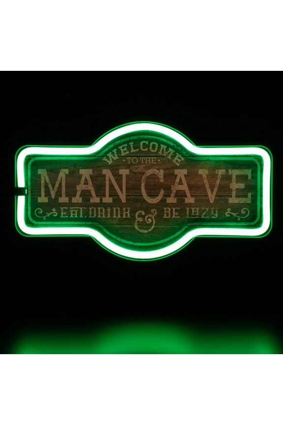 LED Welcome to the Man Cave Neon Lighted Wall Sign - 17"