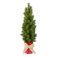 thumbnail image 1 of Northlight 17" Mini Tabletop Christmas Tree with Red Metal Pot - Unlit, 1 of 4
