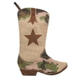 thumbnail image 1 of Northlight 18.5" Tan and Camouflage Embroidered Western Cowboy Boot Decorative Christmas Stocking, 1 of 1