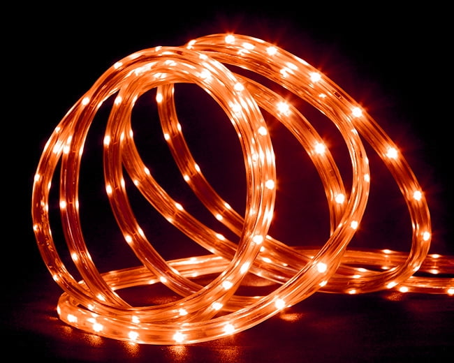 Northlight 18' LED Outdoor Christmas Rope Lights - Orange