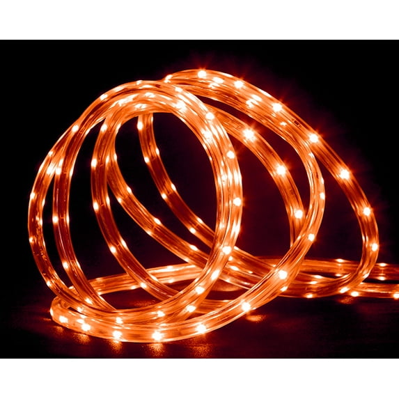 Northlight 18' LED Outdoor Christmas Rope Lights - Orange