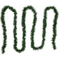 thumbnail image 1 of Northlight 18' x 3" Pre-Lit Pine Two-Tone Artificial Christmas Garland, Clear Lights, 1 of 5