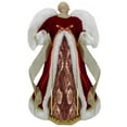 thumbnail image 1 of Northlight 18" Red and Gold Angel in a Dress Christmas Tree Topper - Unlit, 1 of 5
