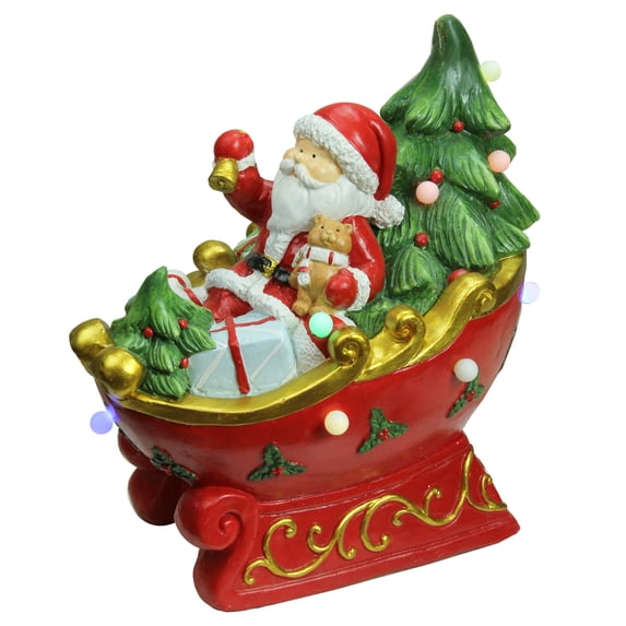 Northlight 18" Red and White Pre-Lit LED Snow Covered 2 Story House Musical Christmas Tabletop Decor