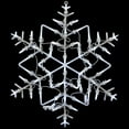thumbnail image 1 of Northlight 18" White LED Lighted Snowflake Christmas Window Silhouette, 1 of 6