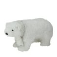 thumbnail image 1 of Northlight 19.75" White Walking Bear with Scarf Christmas Tabletop Decor, 1 of 2