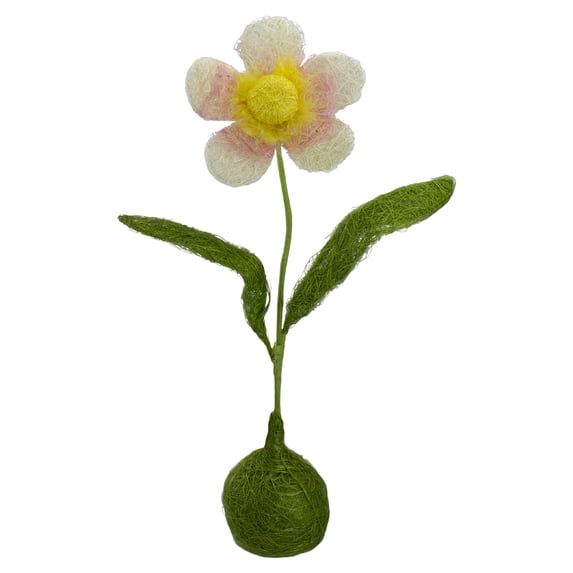 Northlight 19" Daisy Flower Artificial Spring Floral Table Top Decoration - Green/Pink