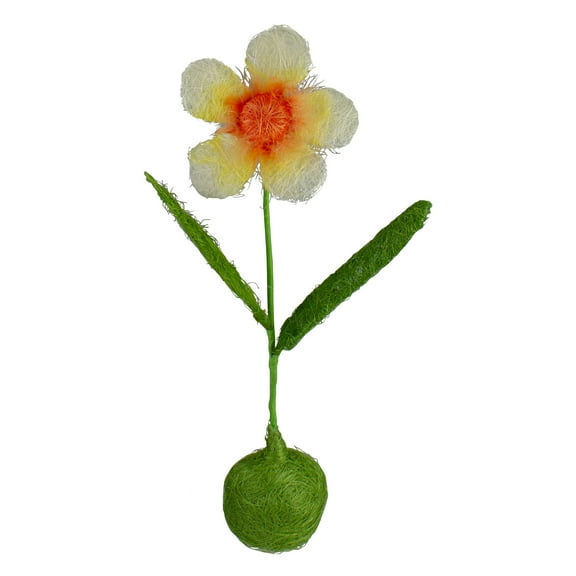 Northlight 19" Daisy Flower Artificial Spring Floral Table Top Decoration - Green/Yellow