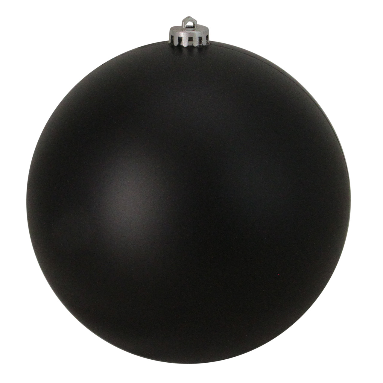 Northlight 1PK Jet Black Matte Shatterproof Commercial Christmas Ball