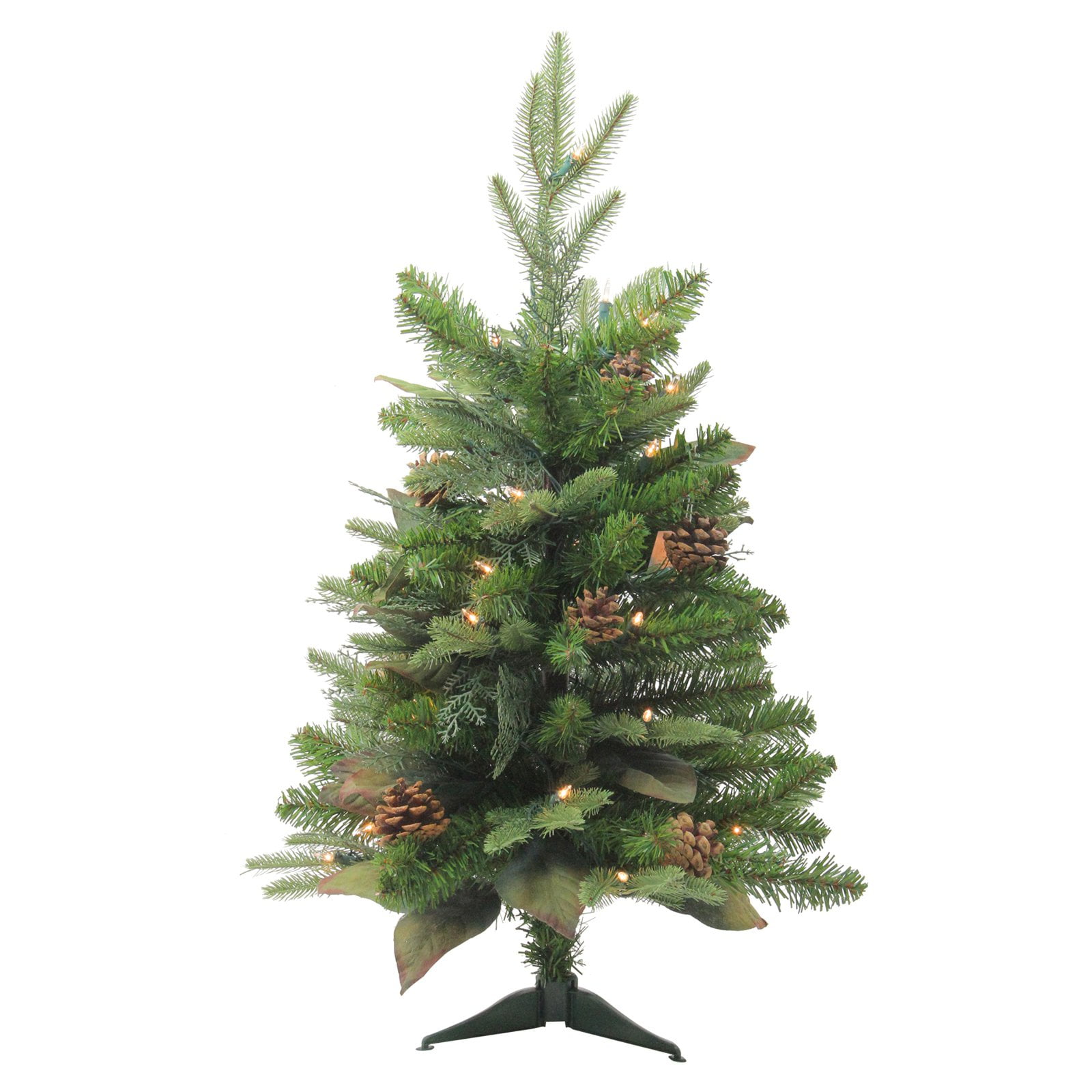Northlight 2.5 ft. Medium Mixed Winter Pine Pre Lit Christmas Tree