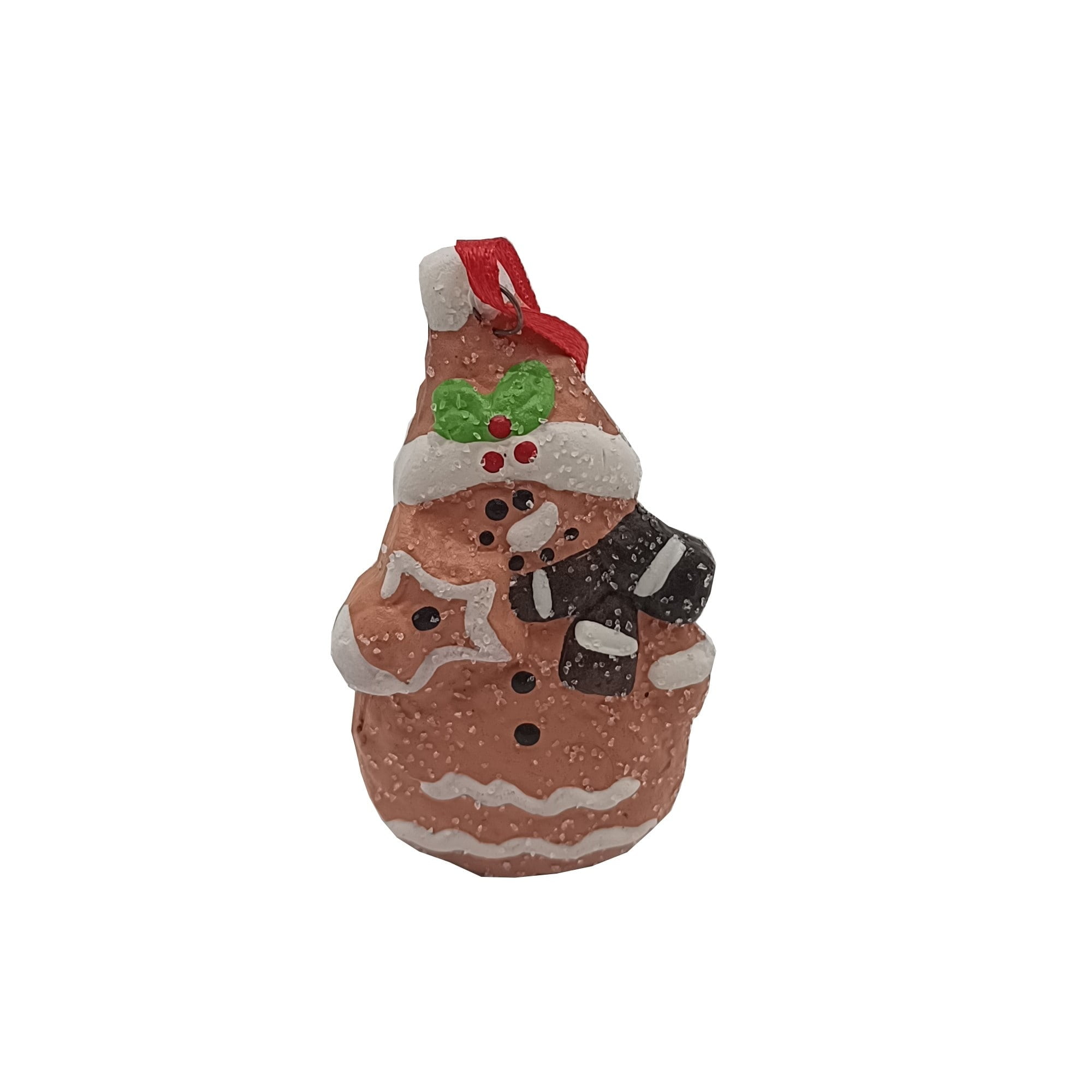 Northlight 2.75" Gingerbread Snowman with Star Christmas Ornament