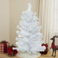 thumbnail image 1 of Northlight 2' Unlit Artificial Christmas Tree White Balsam Mini Pine, 1 of 6
