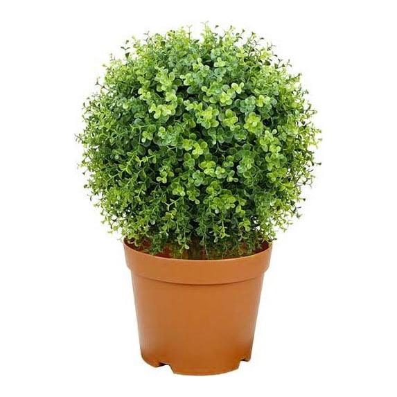 Northlight 20.5" Boxwood Ball Topiary Artificial Potted Plant - Green