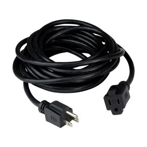 Stanley 33089 Grounded Outdoor Extension Power Cord, 8-Feet, Black