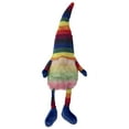 thumbnail image 1 of Northlight Gnome, Striped Rainbow, Spring, Dangling Legs, Multicolor, 20 Inch, 1 Count, 1 of 4