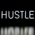 thumbnail image 1 of Northlight LED Hustle Neon Lighted Wall Sign - 20" - White, 1 of 8