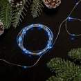 thumbnail image 1 of Northlight LED Micro Fairy Christmas Lights - Blue - 6ft Copper Wire - 20ct, 1 of 6