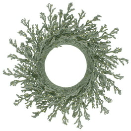 2 Pack Heart Shaped Wire Wreath Frame 12 Inch Green Metal Floral Wreath  Foam DIY Crafts for Valentine's Day Christmas Holiday Garden  Wedding(NO.724) 