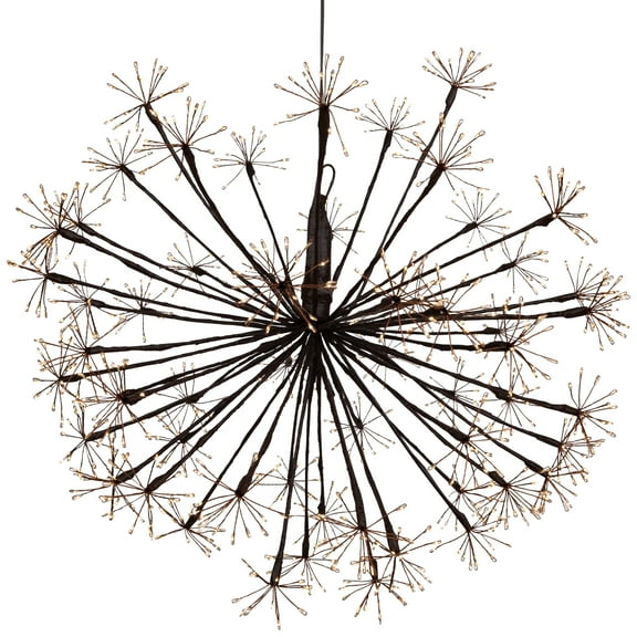 Northlight LED Lighted Starburst Ball Christmas Decoration - Micro Fairy Warm White - 20"