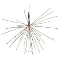 thumbnail image 1 of Northlight 20" LED Lighted Firework Silver Branch Hanging Decor - Red, 1 of 3