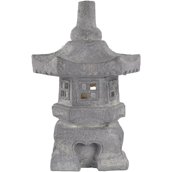 Northlight 20" LED Lighted Solar Powered Pagoda Outdoor Garden Statue