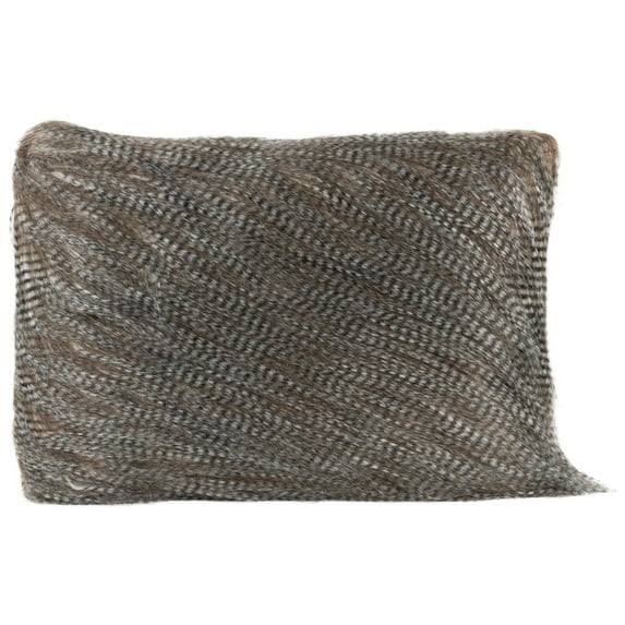 Northlight 20" Walnut Brown Plush Furry Rectangular Throw Pillow