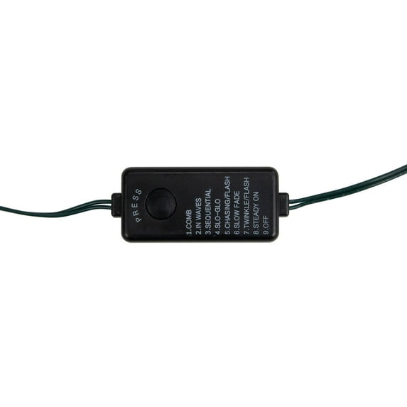 Northlight 200ct Multi-Function Christmas Fairy Lights 64.5ft Green Wire - 64.5' White