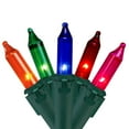thumbnail image 1 of Northlight Mini Incandescent Christmas Lights - Multi-color - 4' Green Wire - 20ct, 1 of 4