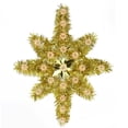 thumbnail image 1 of 21" Gold Star of Bethlehem Christmas Tree Topper - Clear Lights, 1 of 3
