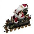 thumbnail image 1 of Northlight 22" Santa Express Train Christmas Figure on Railroad Track Base, 1 of 1