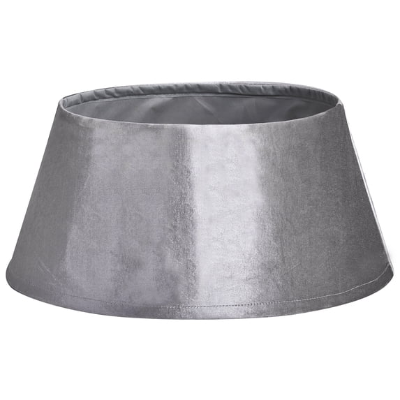 Northlight 22" Silver Velvet Christmas Tree Collar