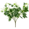 thumbnail image 1 of Northlight 23.75" Ivy Artificial Hanging Spring Floral Bush - Green/White, 1 of 5