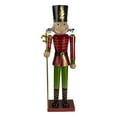 thumbnail image 1 of Northlight 23.75" Red and Green Metal Nutcracker Soldier Christmas Decoration, 1 of 5