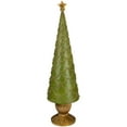 thumbnail image 1 of Northlight Christmas Tree Cone on Pedestal with Star Topper Decoration - 23" - Green, 1 of 5
