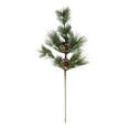 thumbnail image 1 of Northlight 24" Frosted Long Pine Needle and Pine Cone Artificial Christmas Spray, 1 of 3