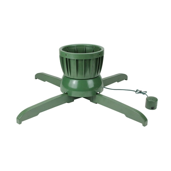 Northlight 24" Green Musical Rotating Christmas Tree Stand - For Live Trees