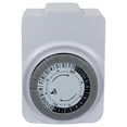 thumbnail image 1 of Northlight 24-Hour Electronic Mechanical Countdown Timer - 3.5" - White, 1 of 6