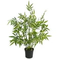 thumbnail image 1 of Northlight 24" LED Lighted Potted Artificial Bamboo Plant, 1 of 5