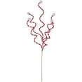 thumbnail image 1 of Northlight 24" Red and White Striped Candy Cane Curls Christmas Spray, 1 of 4