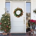 thumbnail image 1 of Northlight 24" Unlit Green Foliage and Copper Ornaments Christmas Wreath, 1 of 7