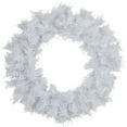 thumbnail image 1 of Northlight 24" Unlit White Iridescent Mixed Pine Artificial Christmas Wreath, 1 of 6