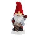 thumbnail image 1 of Northlight 24" Waving Smiling Christmas Santa Gnome with Red Hat and Welcome Sign, 1 of 1