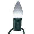 thumbnail image 1 of 25-Count Faceted LED C7 Pure White Christmas Replacement Bulbs, 1 of 1