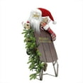 thumbnail image 1 of Northlight 26" Battery Operated Lighted Musical Santa Claus with Sleigh Christmas Decoration, 1 of 1