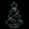 thumbnail image 1 of Northlight LED Lighted Christmas Tree with Ornaments Outdoor Decoration - 28" - Multicolor, 1 of 7