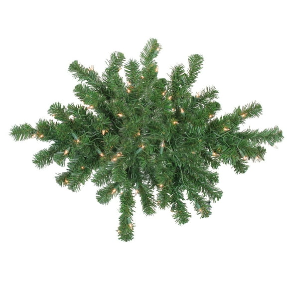 Northlight Pre-Lit Windsor Pine Artificial Christmas Swag - 28" - Clear Lights
